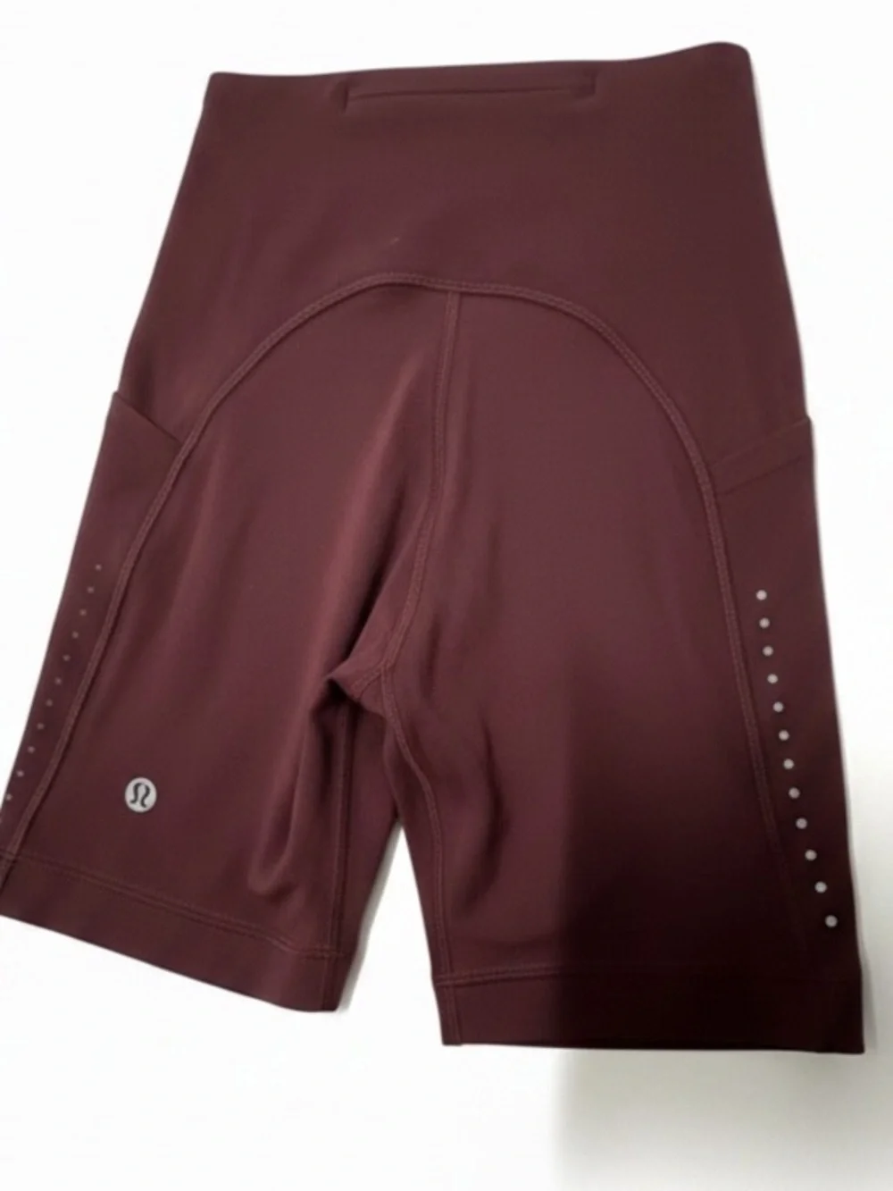NWT Lululemon Align High-Rise 6” Shorts Size 0 Burgundy Nulu Side Pockets